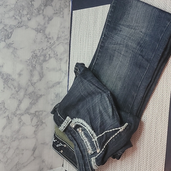 LA Idol Jeans Women's Size 3 USA Blue Denims Bootcut - Picture 8 of 8